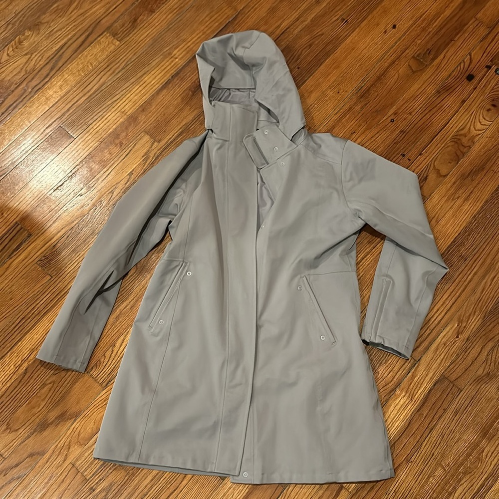 Gray Patagonia Rain Coat